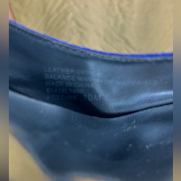 Fergie Sz 10 Precise Electric Blue Suede High Heel Pumps Shoes Zipper Accent - Picture 4 of 5